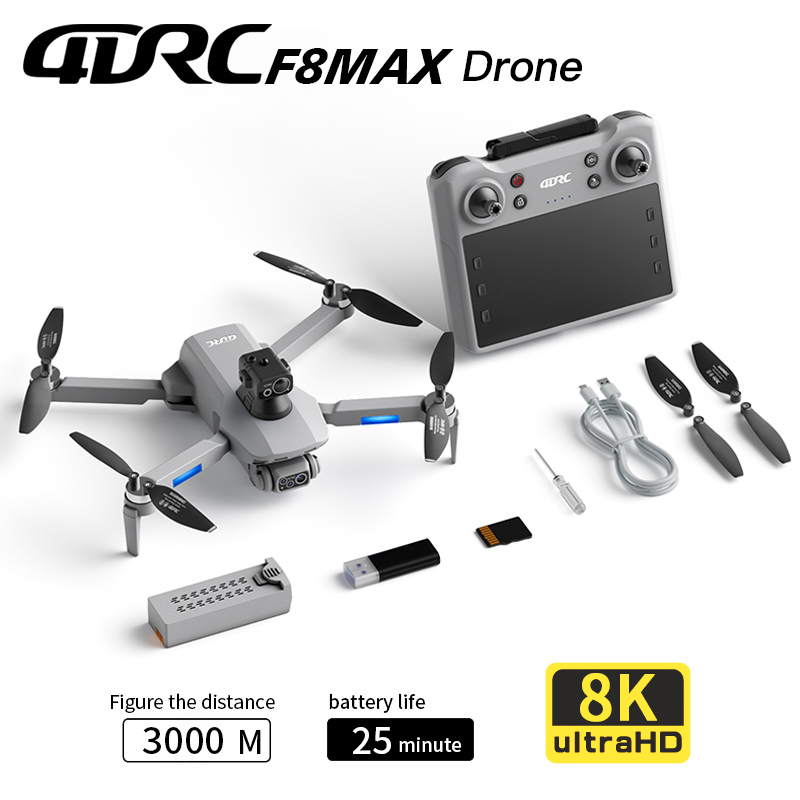 Drone Gimbal Brushless - F8 MAX GPS الطائرة بدون طيار