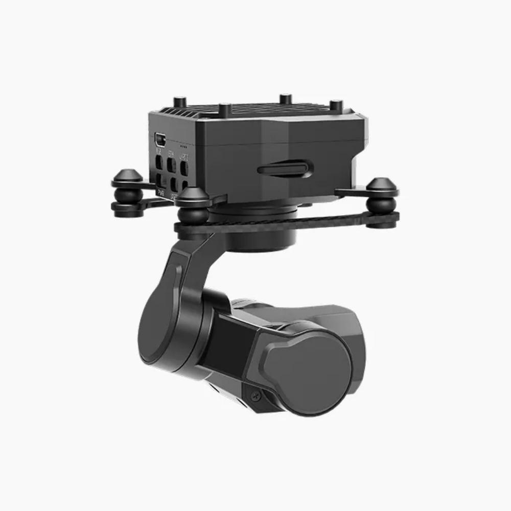 Drone Gimbal 3 Axis - NCZOBOE يدعم شبكات الاتصال/UART/S.BUS/MAVLink/HDMI لطائرة بدون