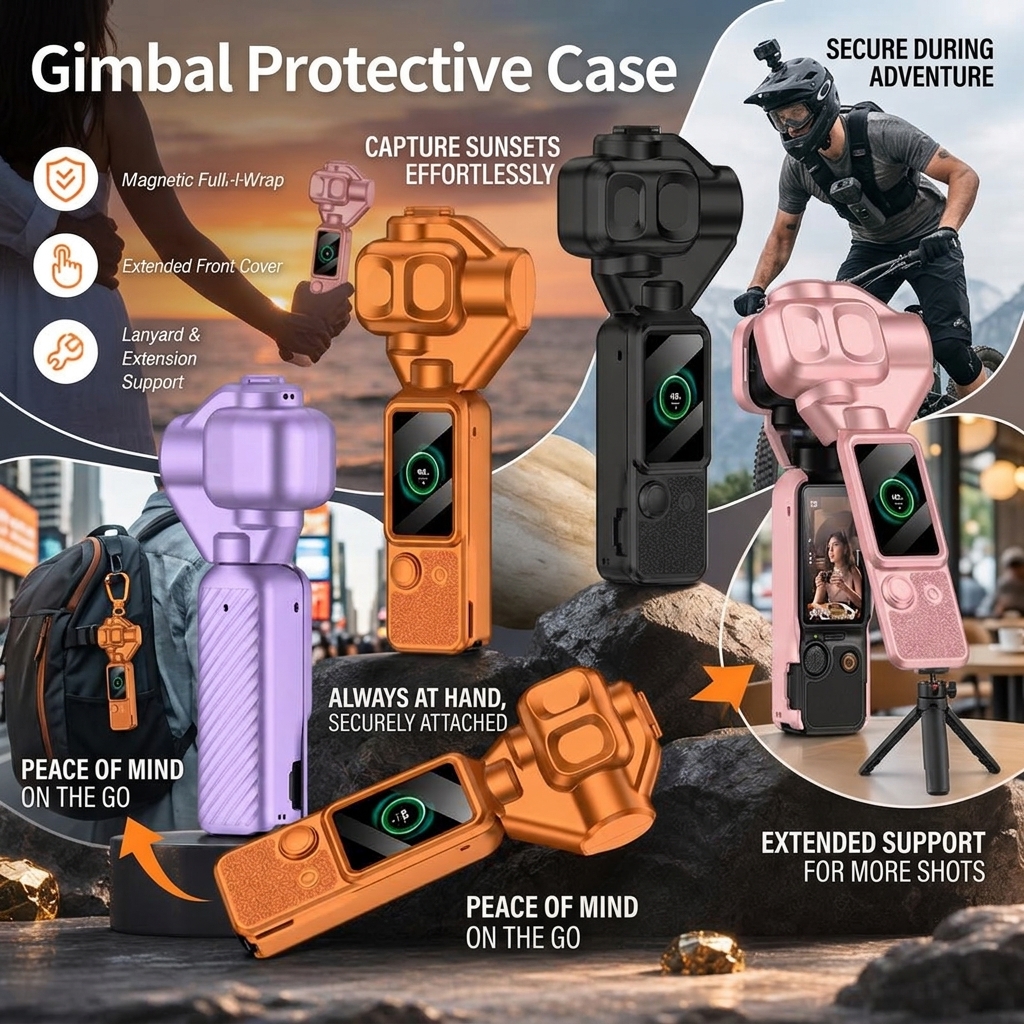 غطاء حماية بلاستيكي لـ DJI Osm - مراجعة Drone Gimbal Case وسعره