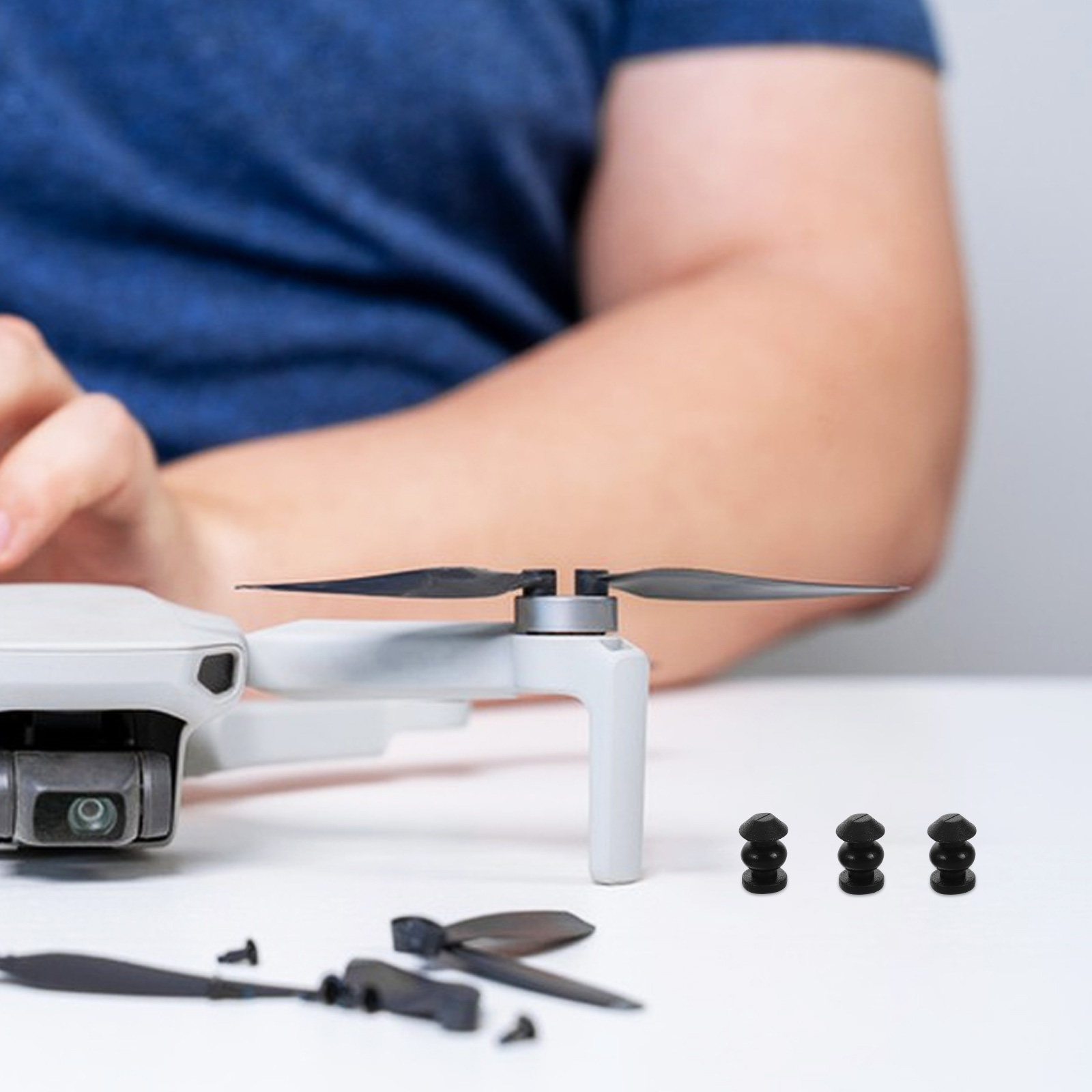 10 قطع من ممتصات الصدمات السيل - مراجعة Drone Gimbal Dampener وسعره