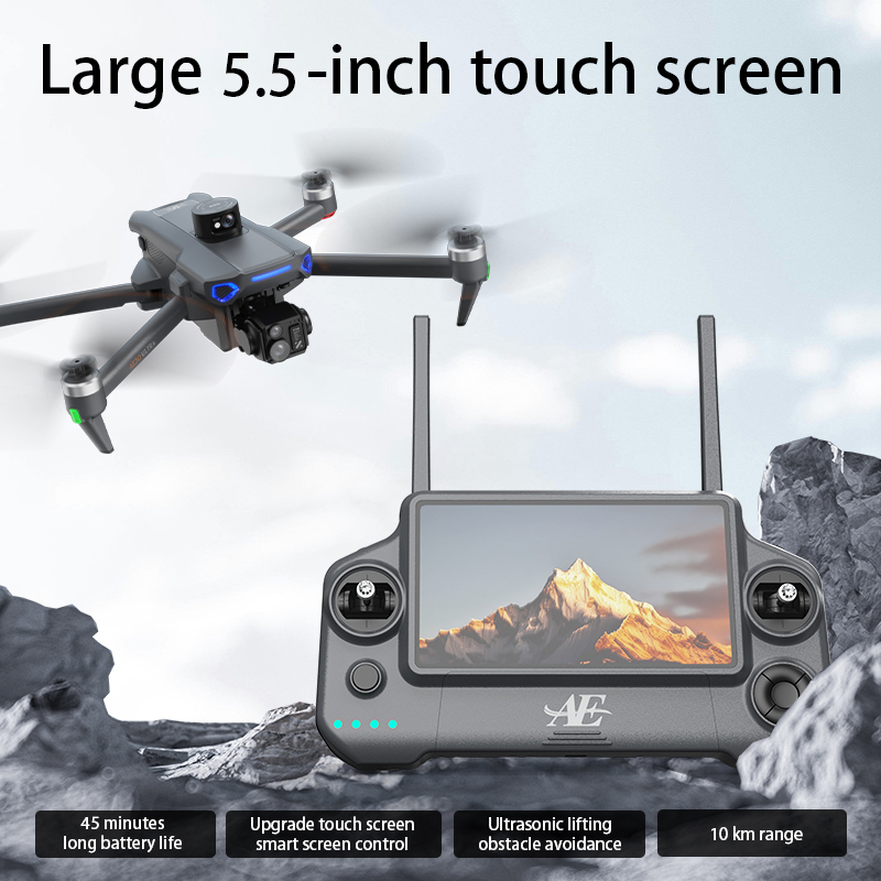 طائرة بدون طيار AE30 GPS RC مو - مراجعة Drone Gimbal 3 Axis وسعره