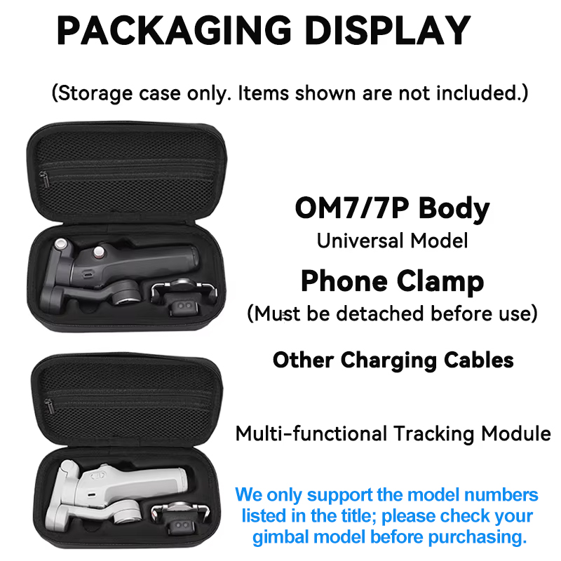 صندوق لـ DJI Osmo Mobile 8 يده - مراجعة Drone Gimbal Case وسعره
