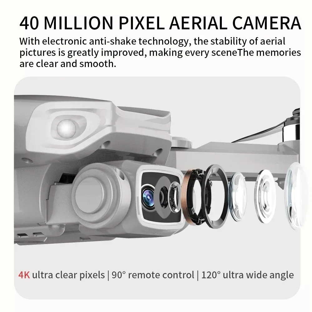 طائرة بدون طيار رباعية المراوح - مراجعة Drone Gimbal Brushless وسعره