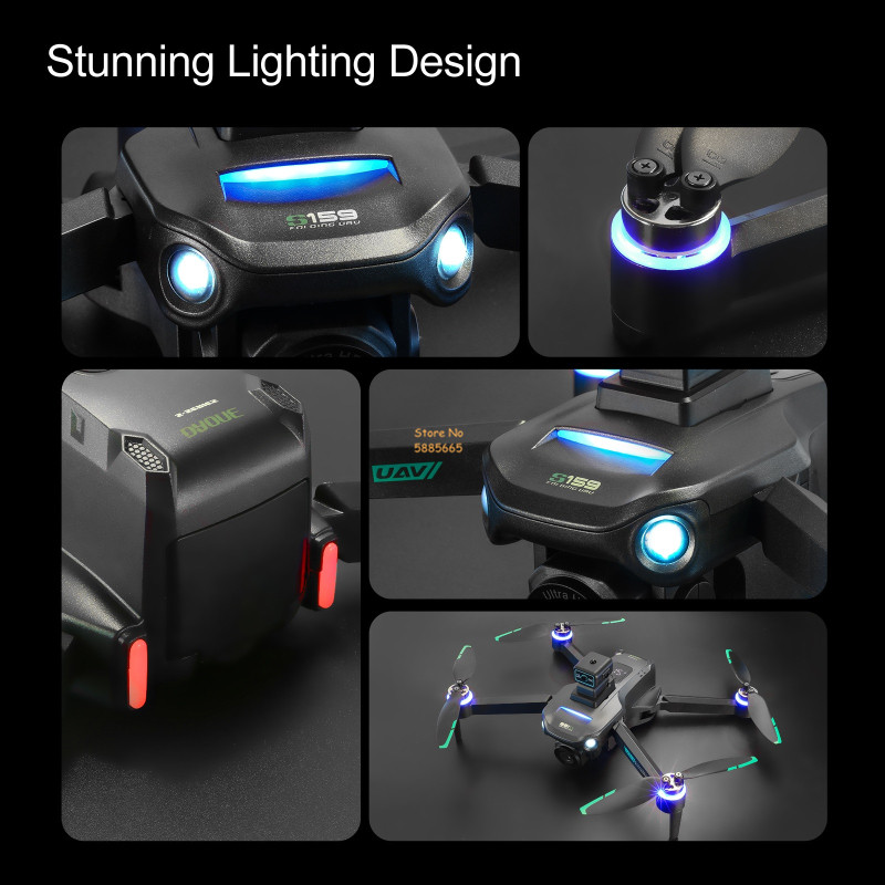 8K كاميرا مزدوجة 5G WIFI FPV ا - مراجعة Drone Gimbal Brushless وسعره