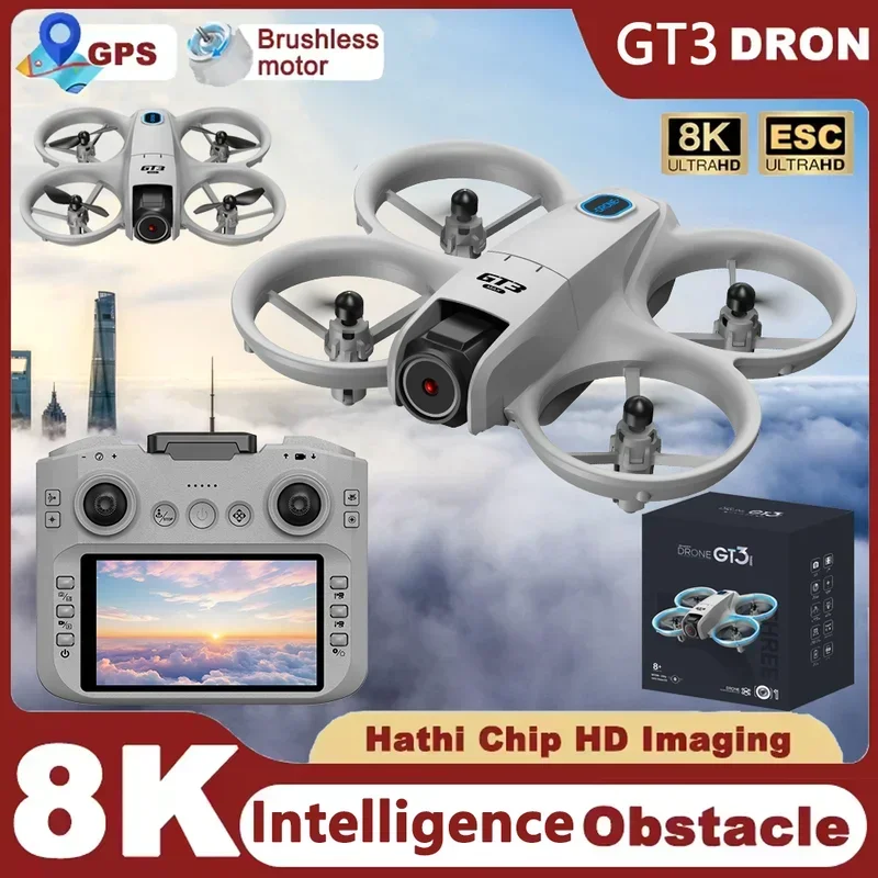 GT3 طائرة بدون طيار صغيرة جديد - مراجعة Drone Gimbal 3 Axis وسعره