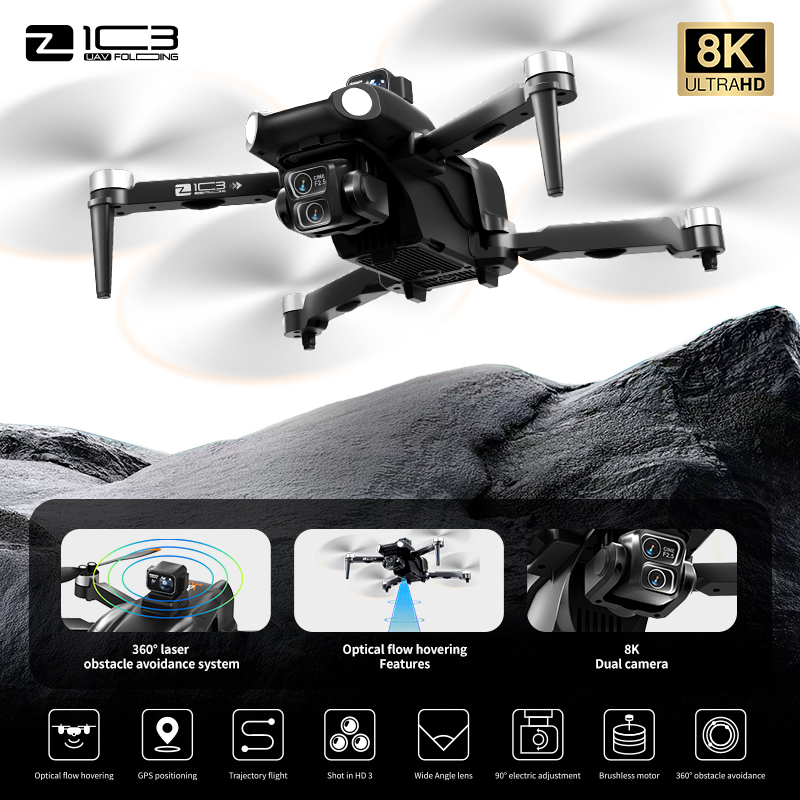 طائرة بدون طيار Z103 Ultra احت - مراجعة Drone Gimbal Mount وسعره
