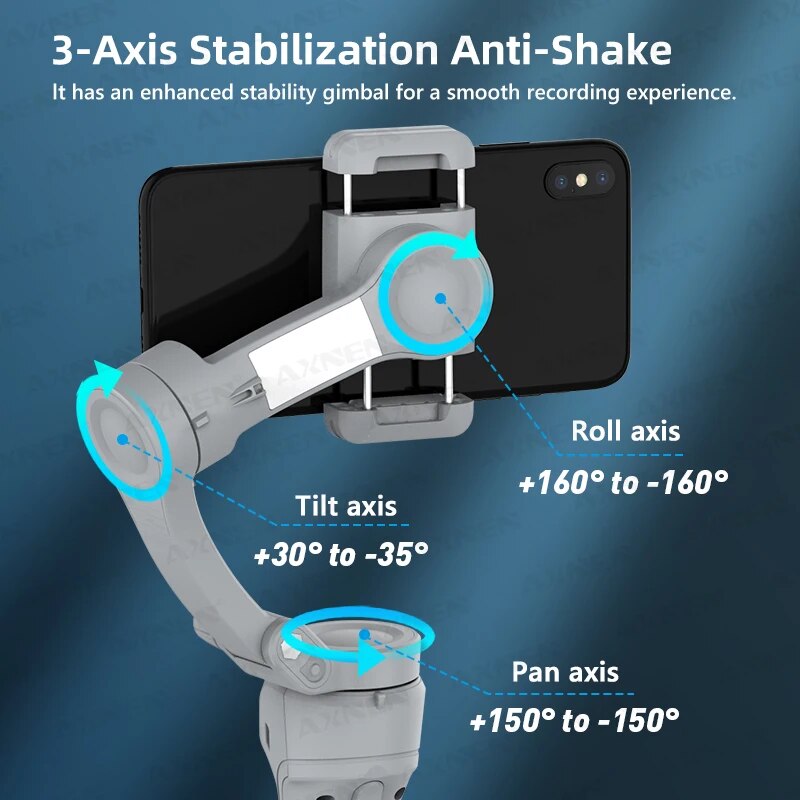 HQ6 3-Axis Gimbal مثبت يدوي لل - مراجعة Drone Gimbal For Gopro وسعره