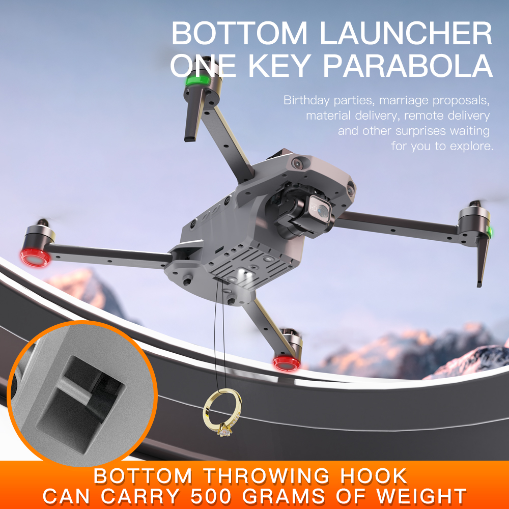 طائرة بدون طيار K11 توبرو بكام - مراجعة Drone Gimbal Mount وسعره