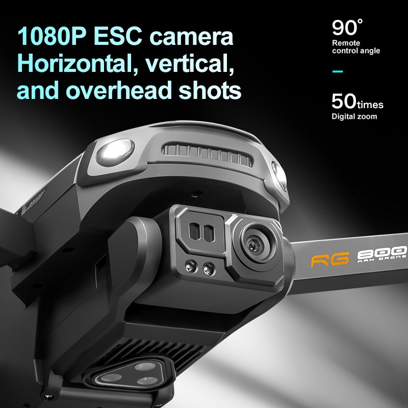 طائرة بدون طيار RG800 MAX جديد - مراجعة Drone Gimbal 2 Axis وسعره