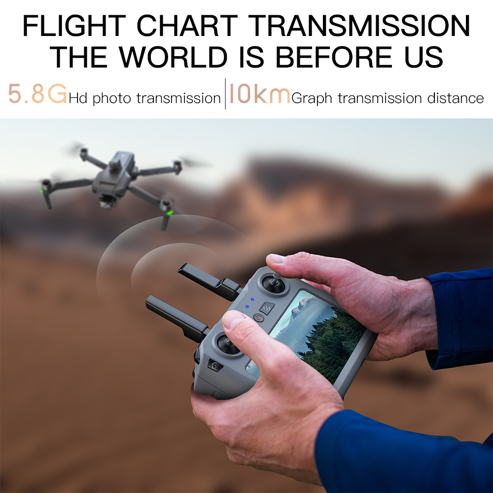 طائرة بدون طيار Teeggi SG909 M - مراجعة Drone Gimbal Case وسعره