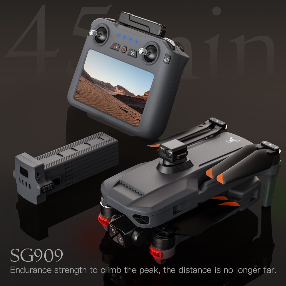 طائرة بدون طيار Teeggi SG909 M - مراجعة Drone Gimbal Case وسعره