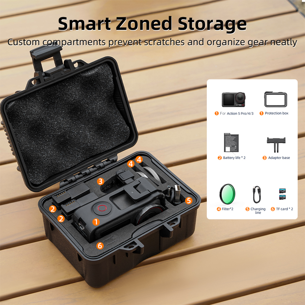 حقيبة صلبة مقاومة للماء لملحقا - مراجعة Drone Gimbal Case وسعره