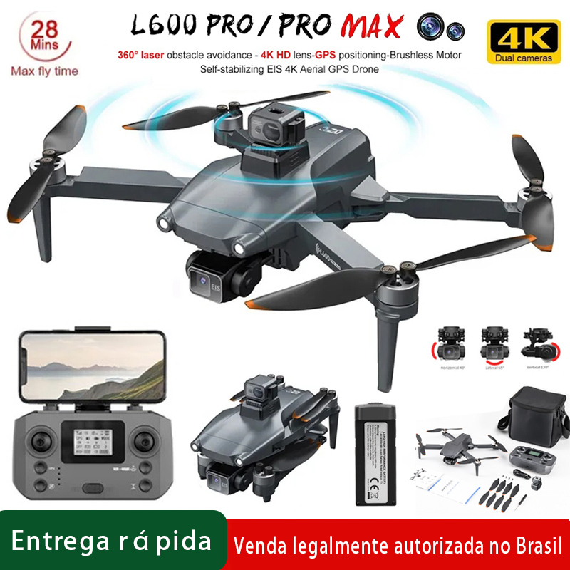 L600 Pro MAX /L600 PRO Drone 4 - مراجعة Drone Gimbal 3 Axis وسعره