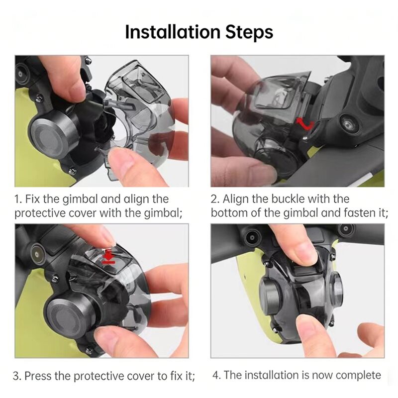 A93PHOT! غطاء عدسة الكاميرا لـ - مراجعة Drone Gimbal Case وسعره