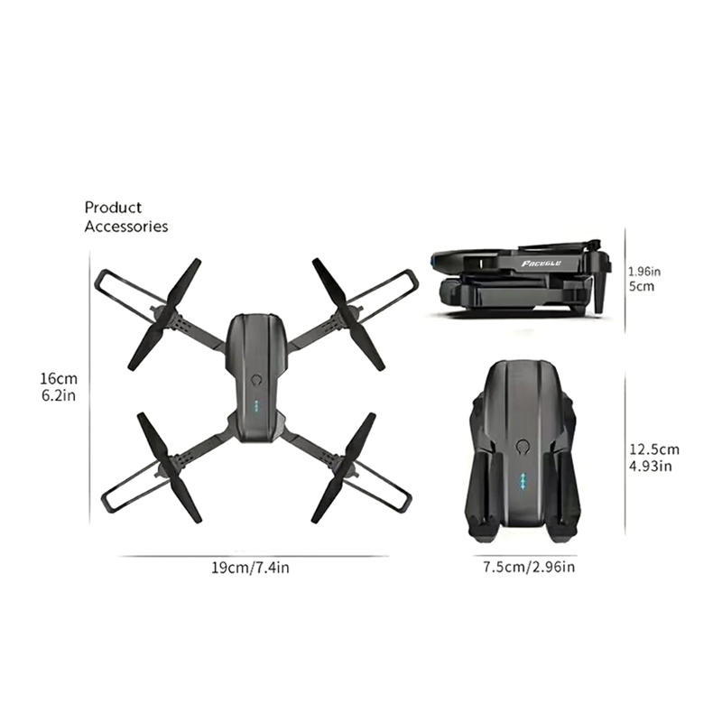 طائرة بدون طيار FACEGLE UAV E9 - مراجعة Drone Gimbal Brushless وسعره