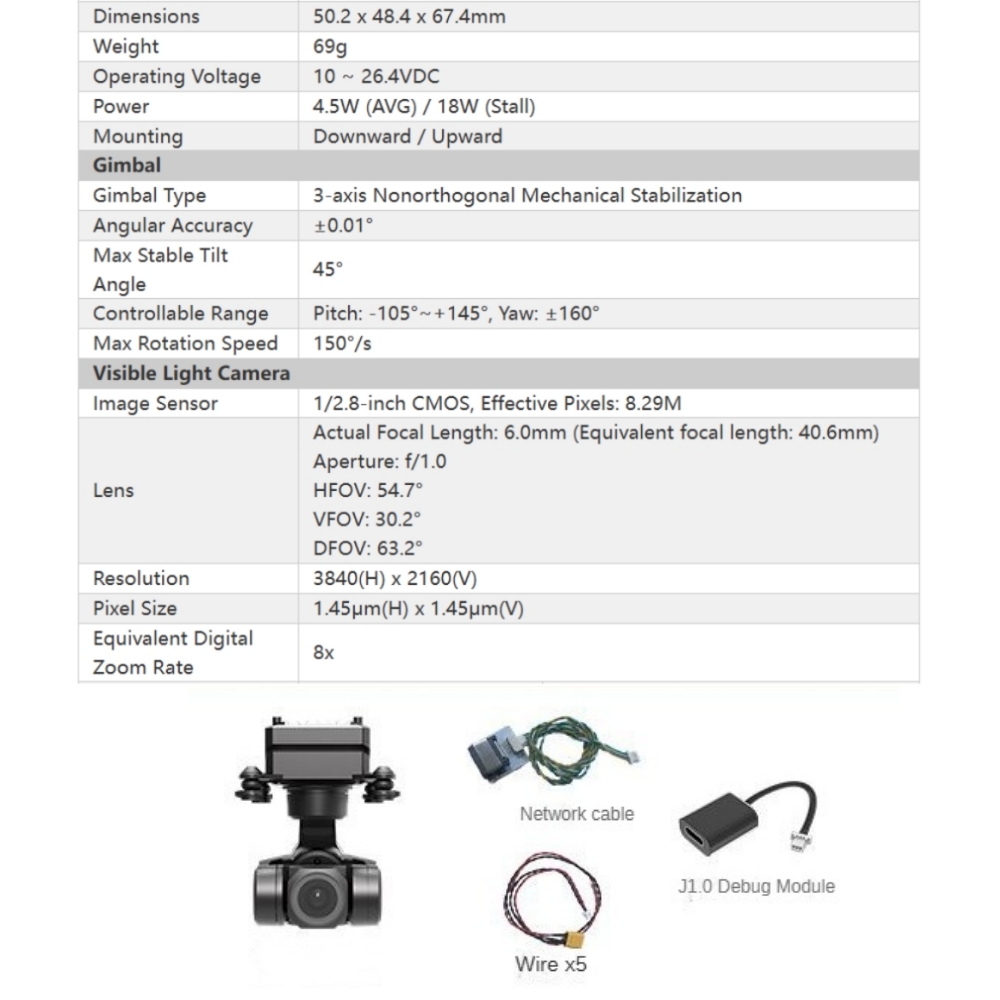 NCZOBOE يدعم شبكات الاتصال/UAR - مراجعة Drone Gimbal 3 Axis وسعره