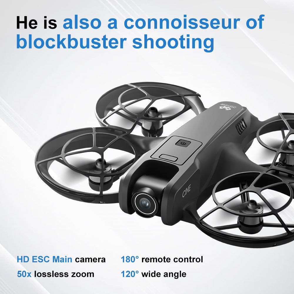 V666 طائرة بدون طيار صغيرة قاب - مراجعة Drone Gimbal Brushless وسعره