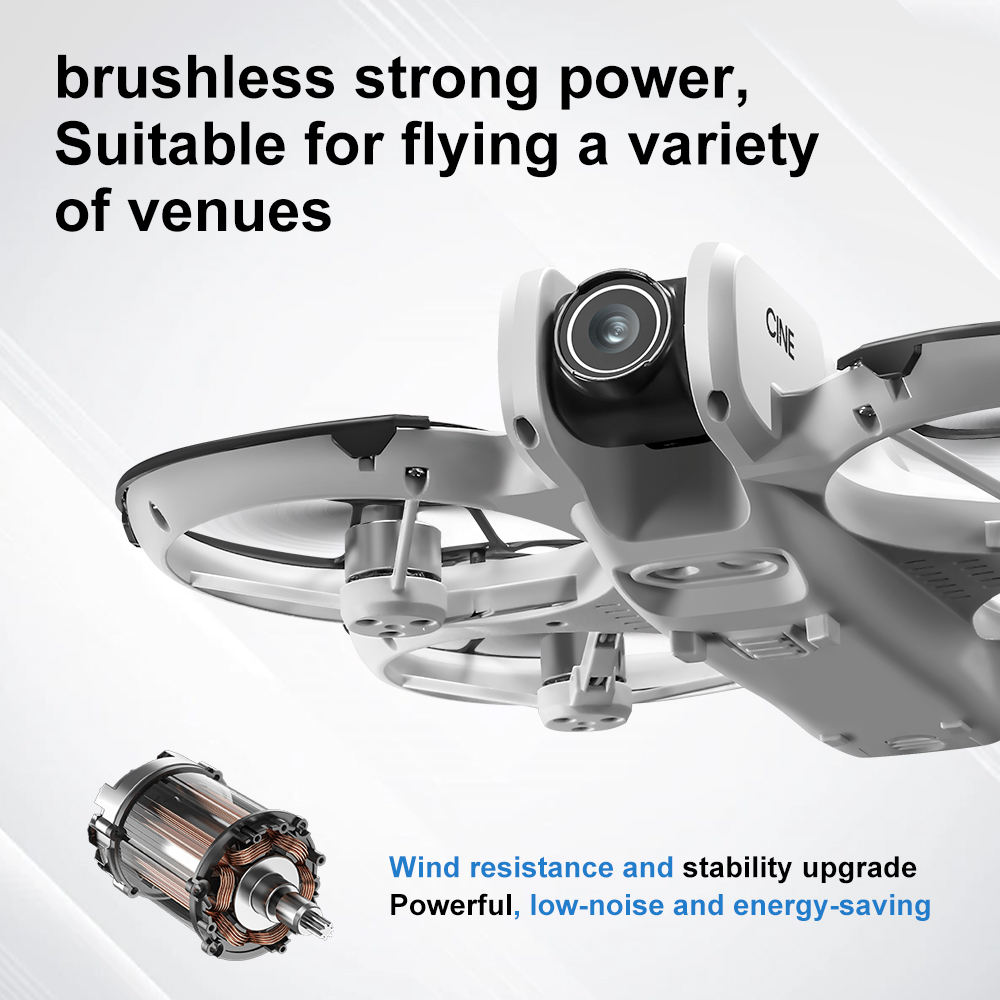 V666 طائرة بدون طيار صغيرة قاب - مراجعة Drone Gimbal Brushless وسعره