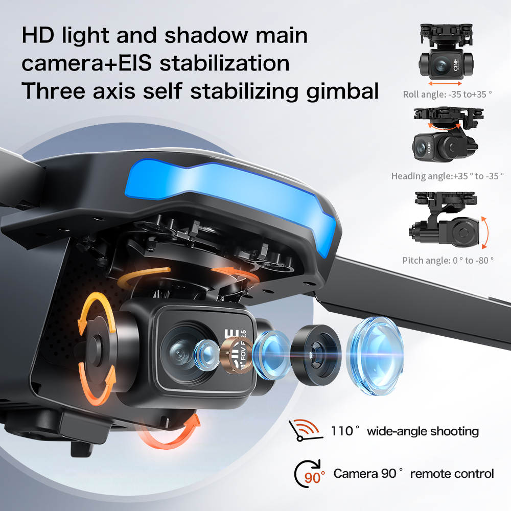 طائرة بدون طيار جديدة S-X1 MAX - مراجعة Drone Gimbal Mount وسعره