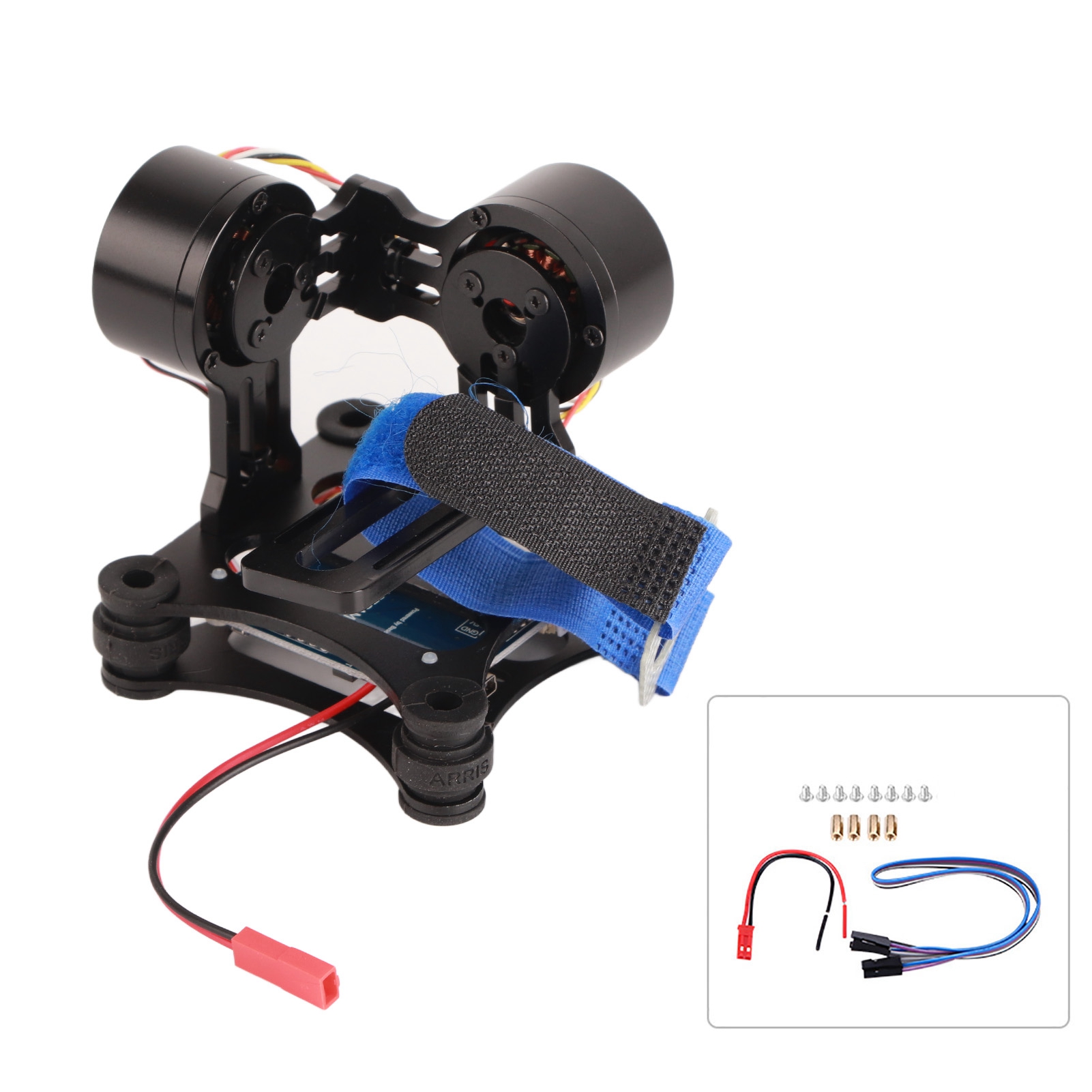 لوحة جيمبال معدنية بدون فرشاة  - مراجعة Drone Gimbal For Gopro وسعره