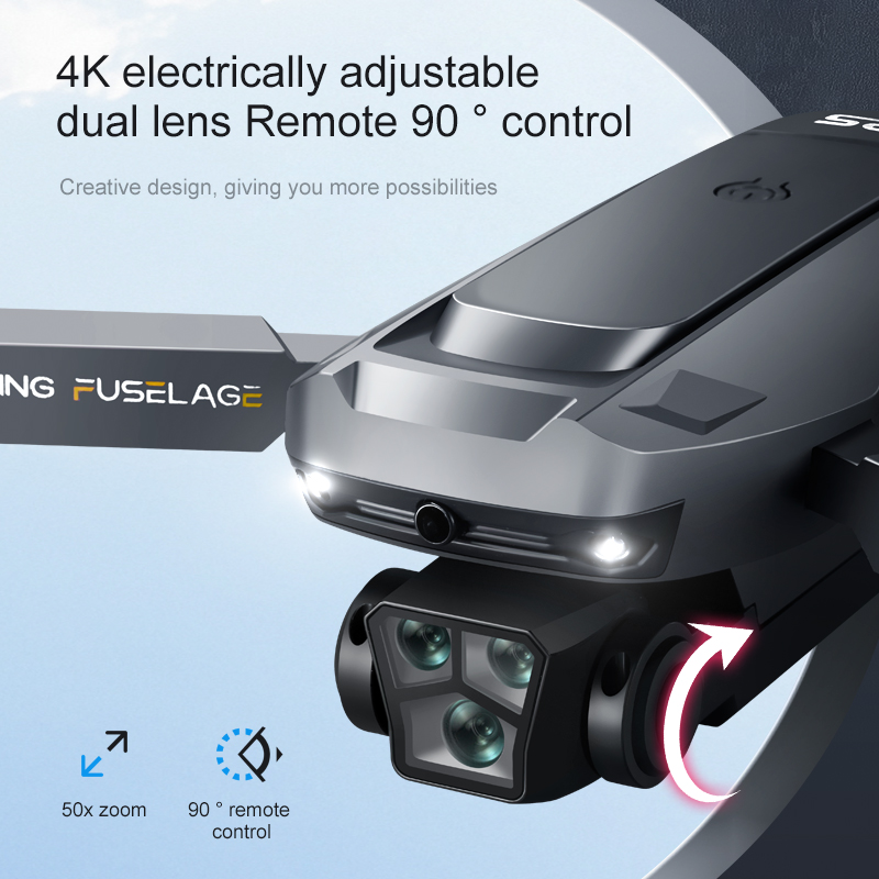 طائرة بدون طيار K811MAX Quadco - مراجعة Drone Gimbal Brushless وسعره