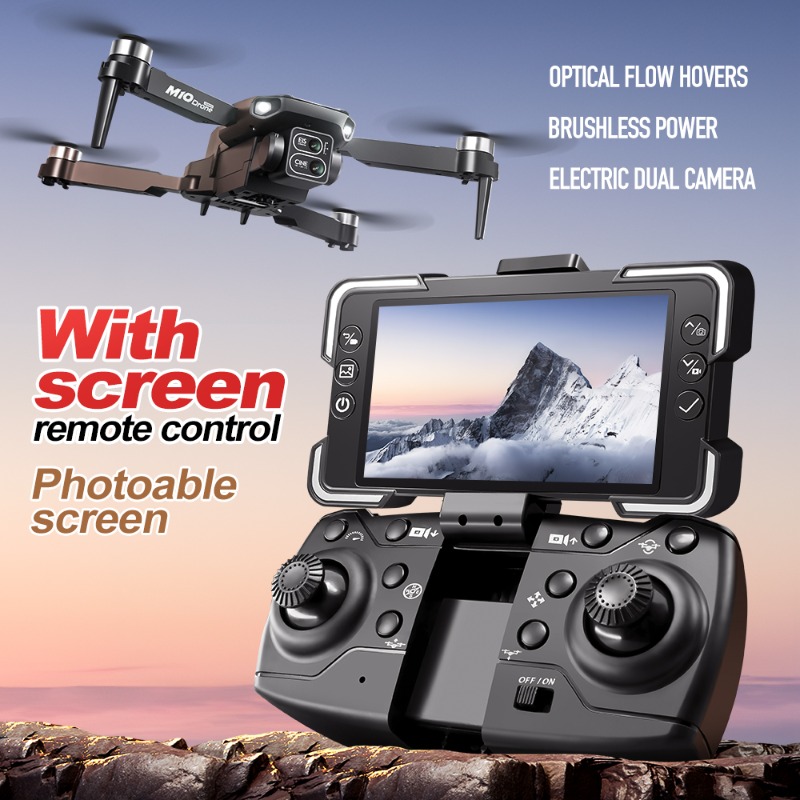طائرة بدون طيار M10 مع كاميرا  - مراجعة Drone Gimbal Case وسعره