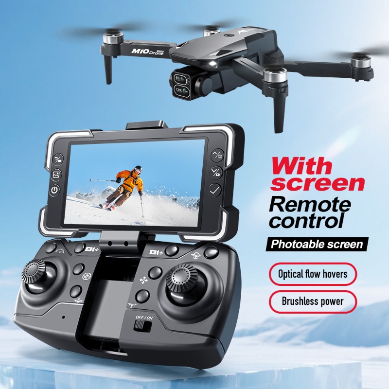 طائرة بدون طيار M10 مع كاميرا  - مراجعة Drone Gimbal Case وسعره