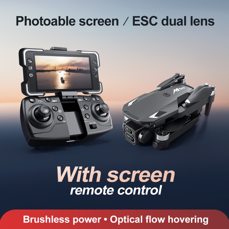 طائرة بدون طيار M10 مع كاميرا  - مراجعة Drone Gimbal Case وسعره