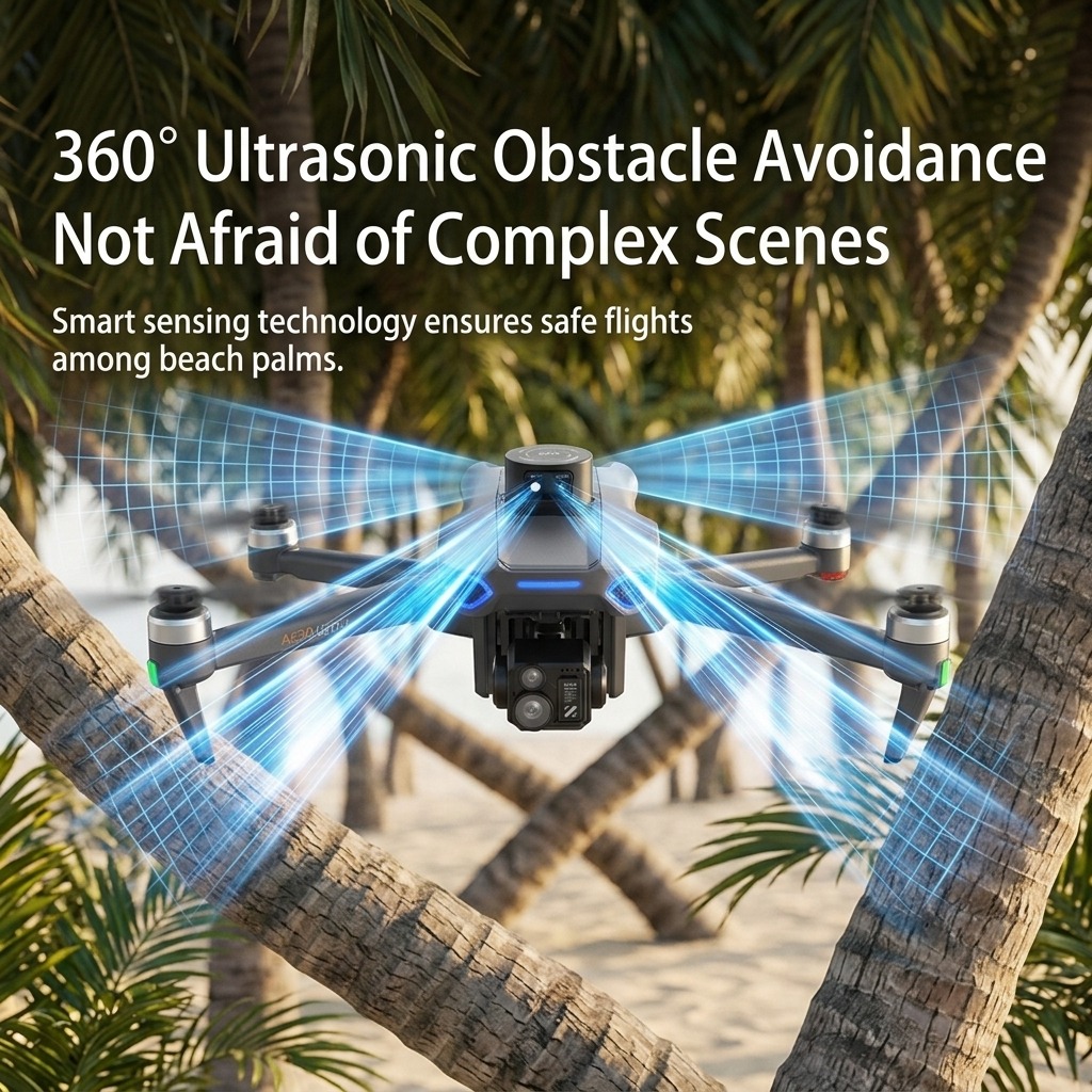 طائرة بدون طيار AE30 Ultra GPS - مراجعة Drone Gimbal 3 Axis وسعره